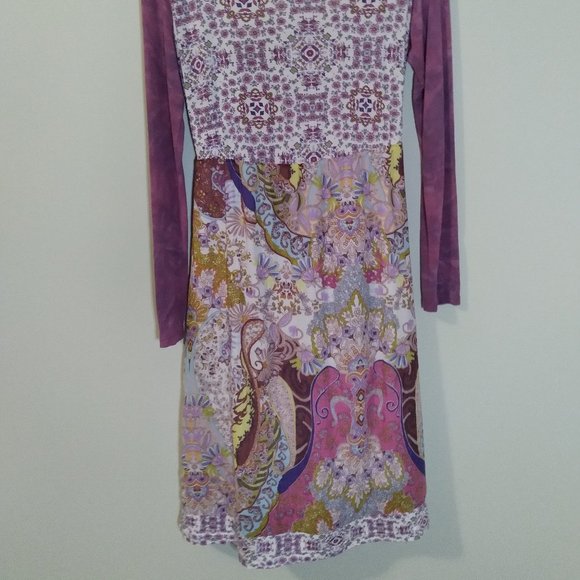 Linea Tesini Dress Bohemian inspired print - Picture 9 of 9